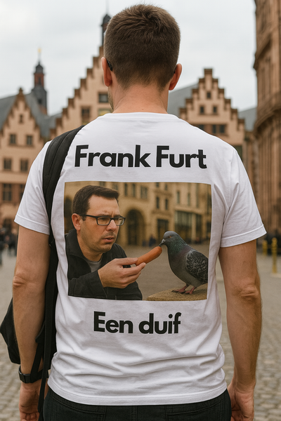 Frank Furt | Een Duif" T-shirt - Unisex
