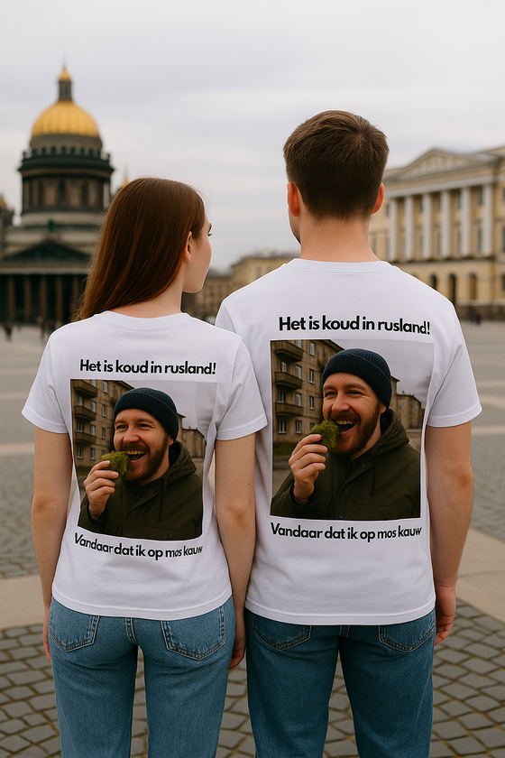 Mos Kauw T-shirt | Unisex | 1+1 Gratis