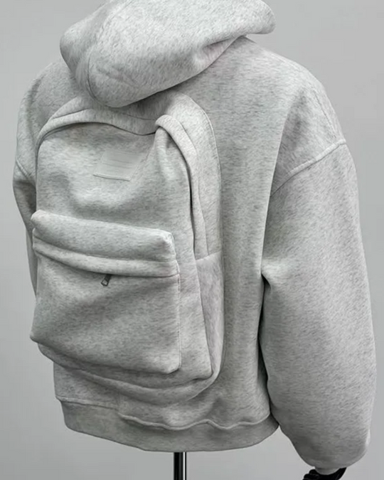 Hoodie Met Ingebouwde Rugzak – De Ultieme Reishack