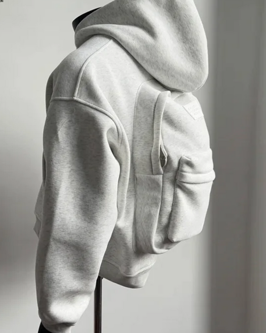Hoodie Met Ingebouwde Rugzak – De Ultieme Reishack