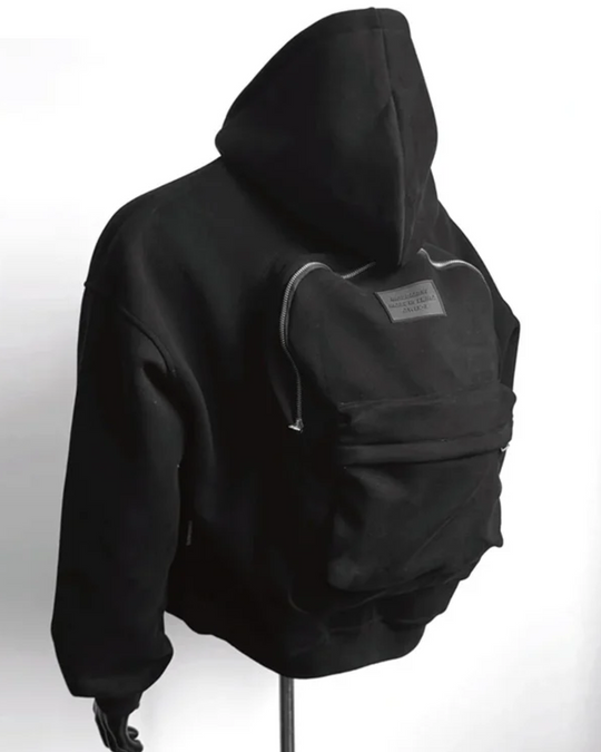 Hoodie Met Ingebouwde Rugzak – De Ultieme Reishack
