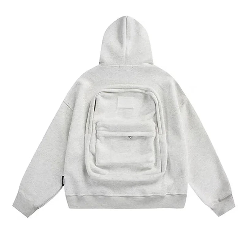 Hoodie Met Ingebouwde Rugzak – De Ultieme Reishack