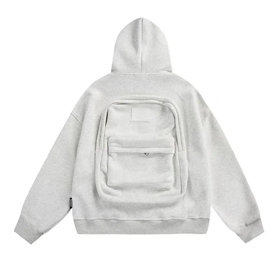 Hoodie Met Ingebouwde Rugzak – De Ultieme Reishack